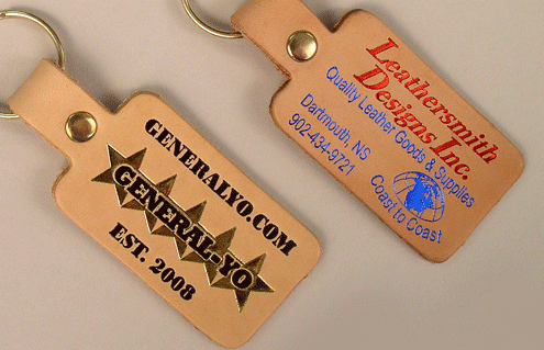 Homemade DIY Leather Keychains - Leathersmith Designs Inc.