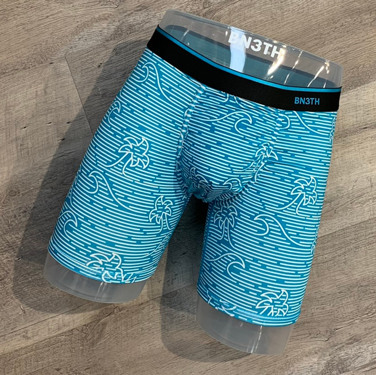 BN3TH Classic Boxer Brief Linear Wave Turquoise (JCC17895)