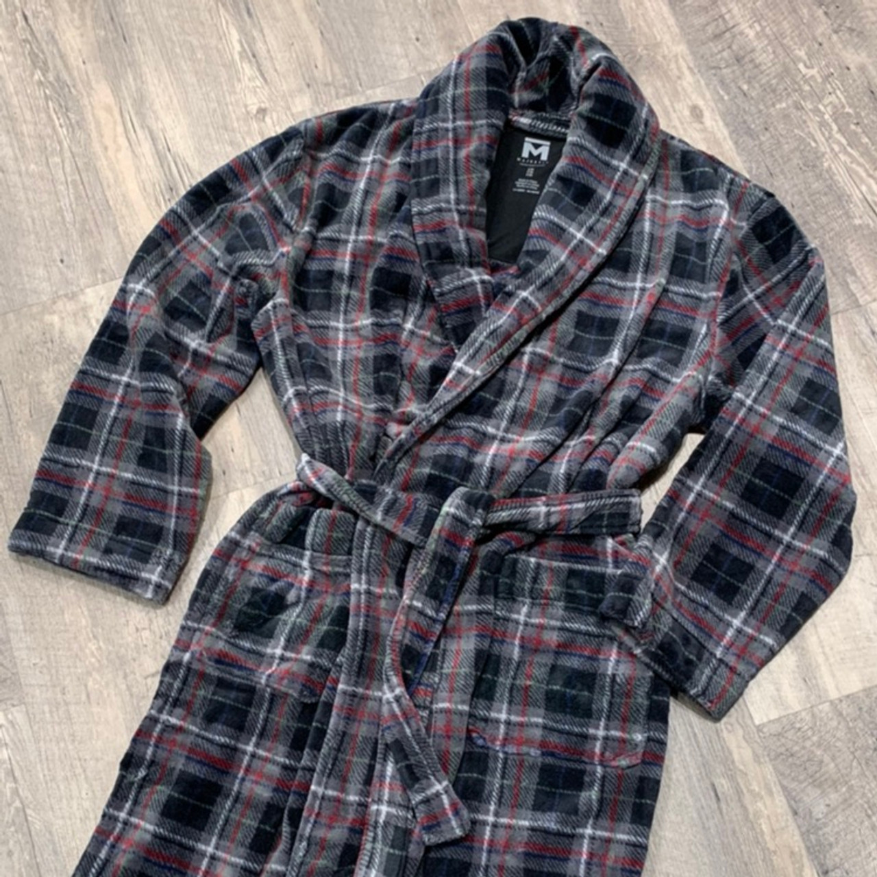 Geometric plush robe, Majestic, Shop Men's Bathrobes Online