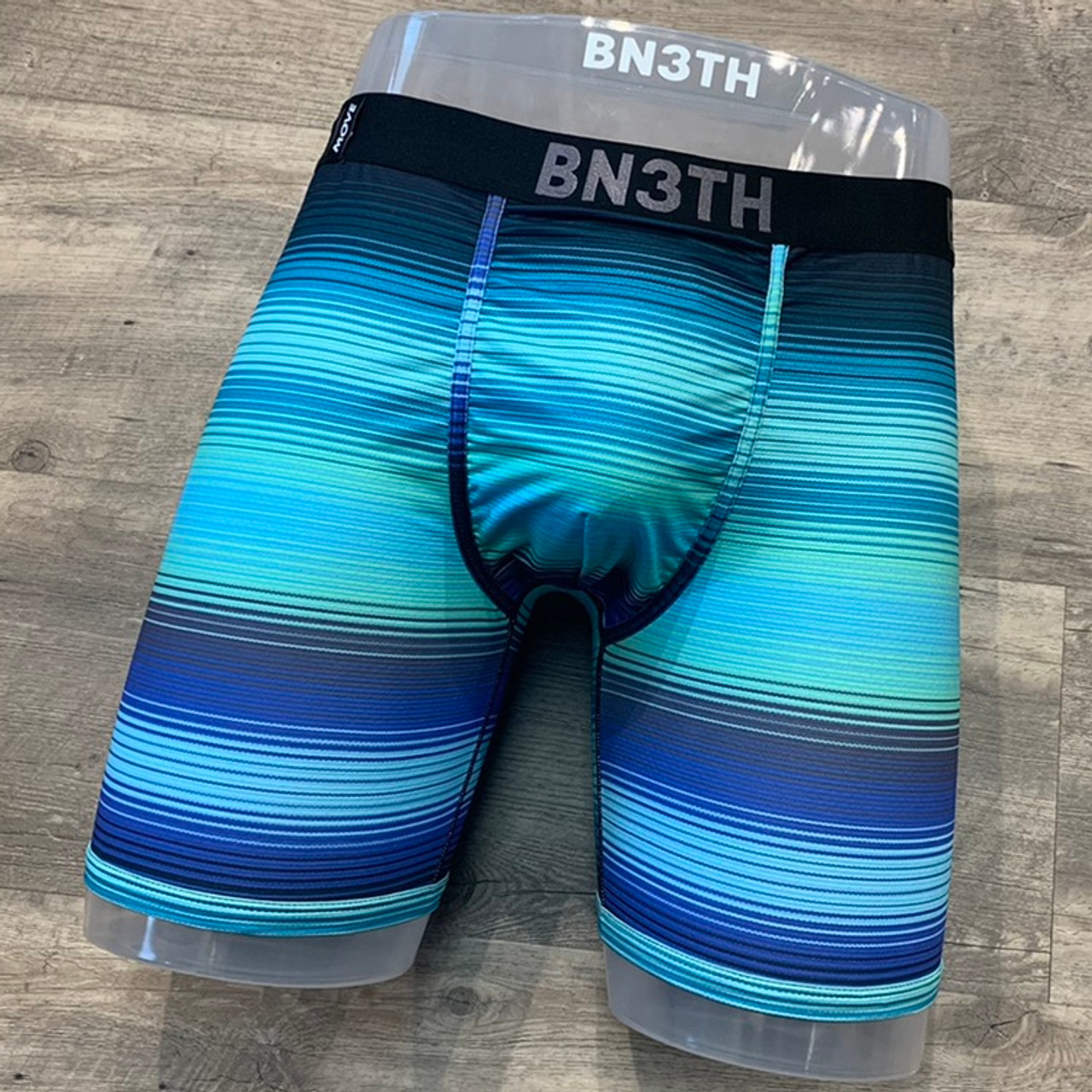 Pro Boxer Brief: Rhythm Stripe Ocean