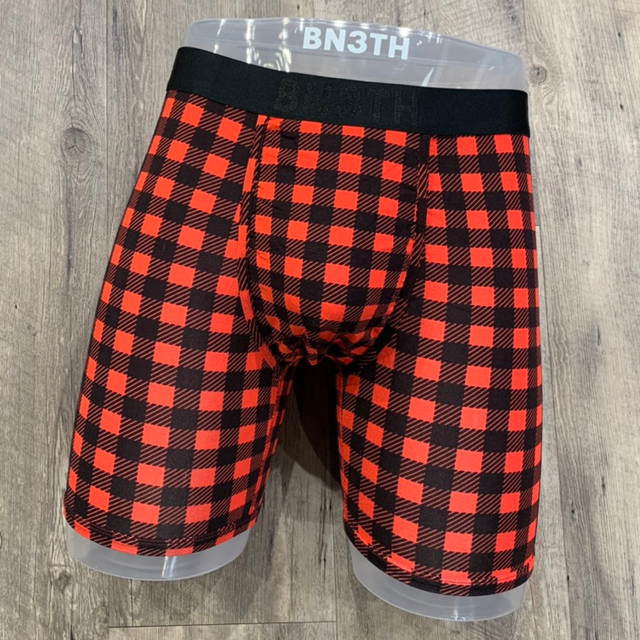 PJ Long: Buffalo Check Red  BN3TH Underwear –