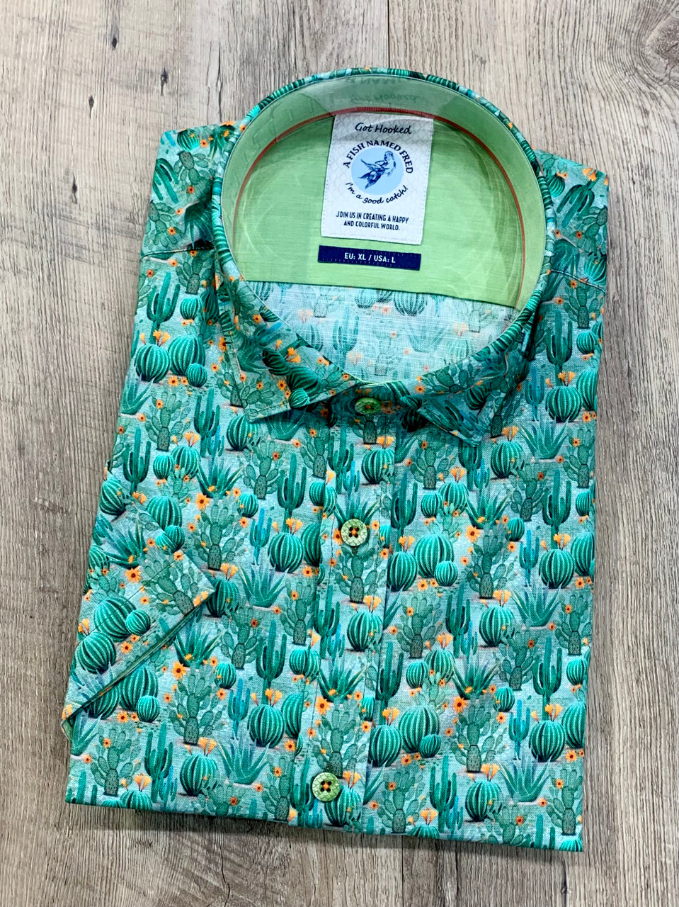 A FISH NAMED FRED Short Sleeve Shirt 28 056 313 Jim s Clothes Closet