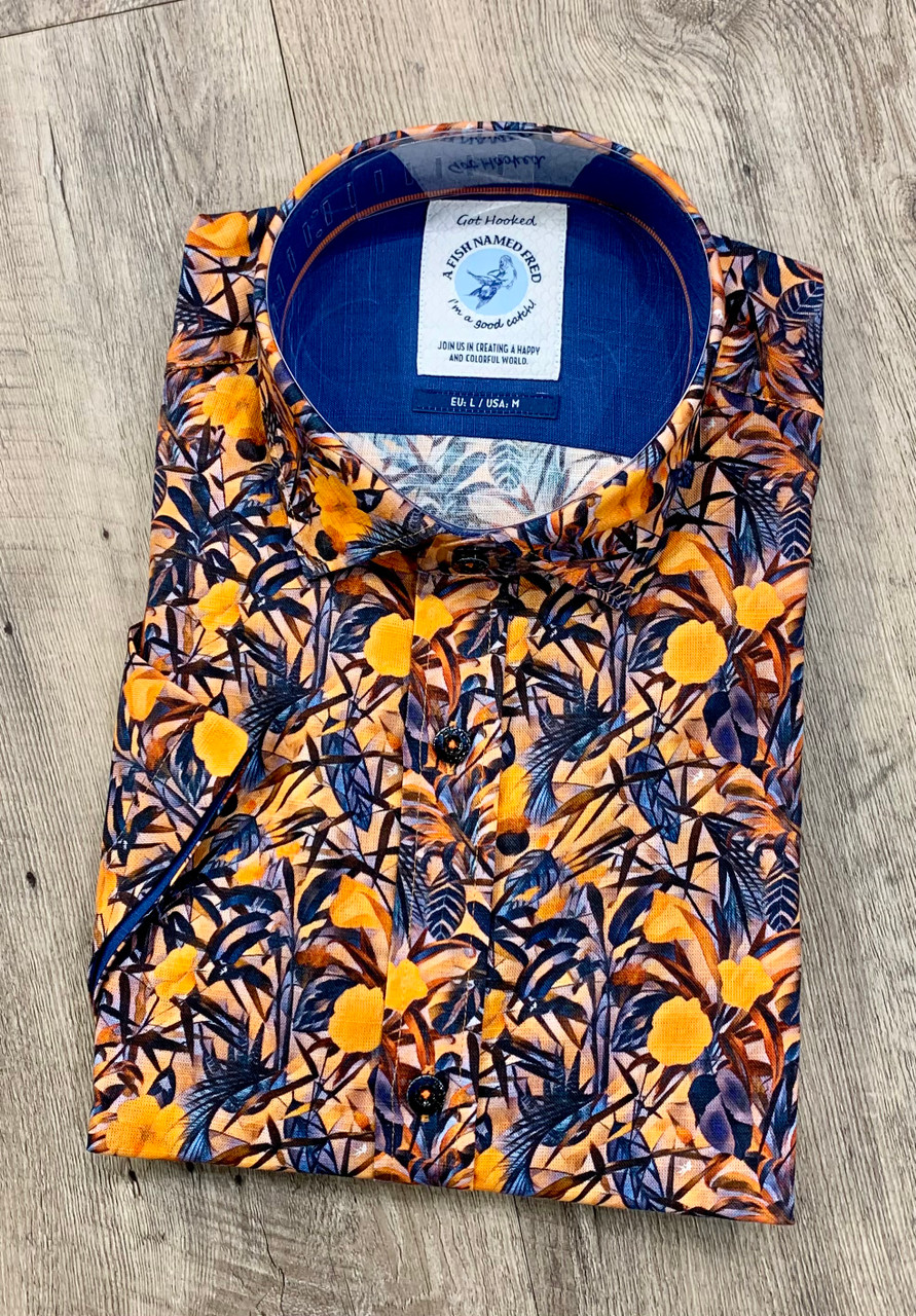 A FISH NAMED FRED Short Sleeve Shirt 28 053 076