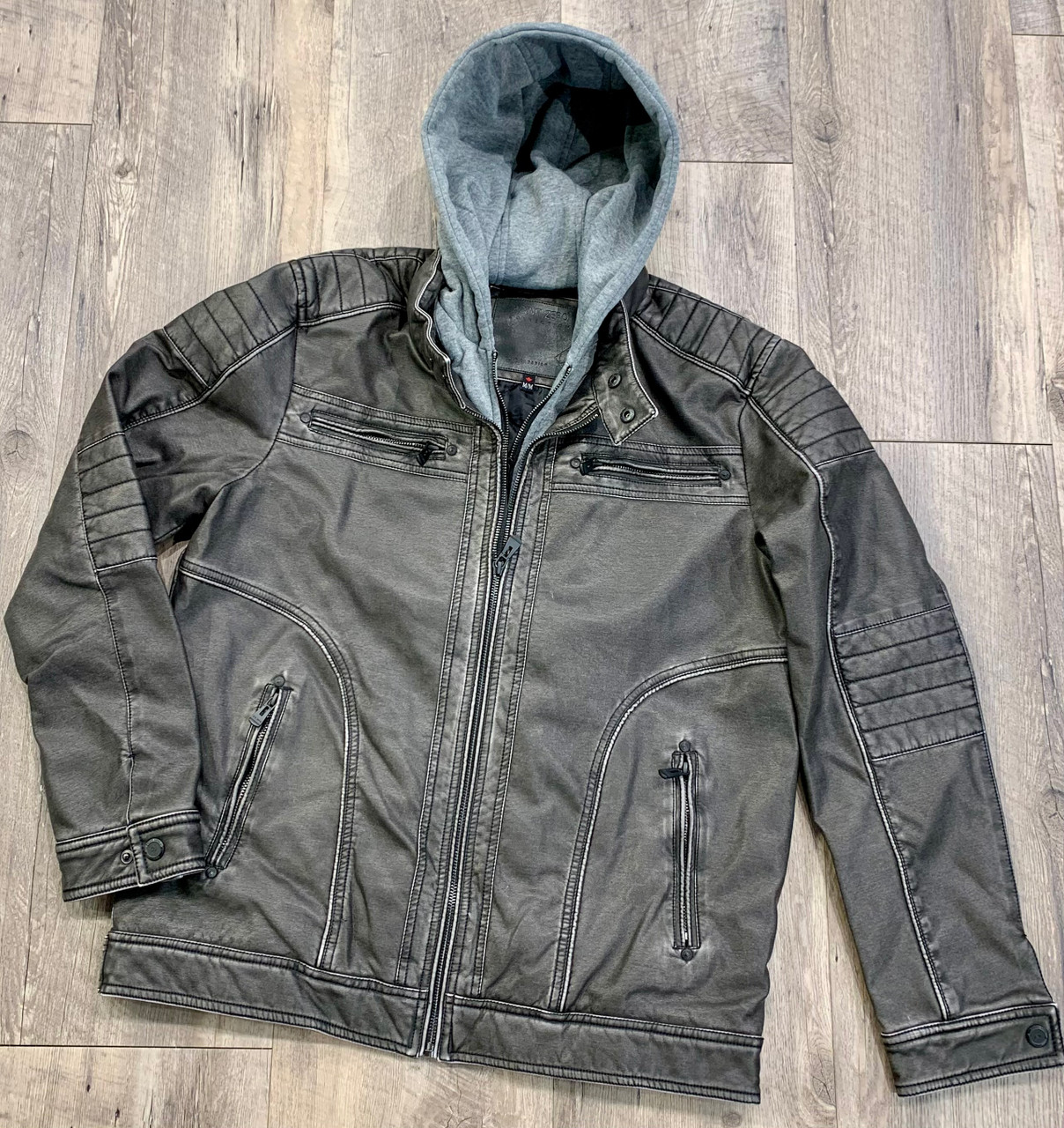 POINT ZERO Vegan Leather Jacket 7568425 - Jims Clothes Closet