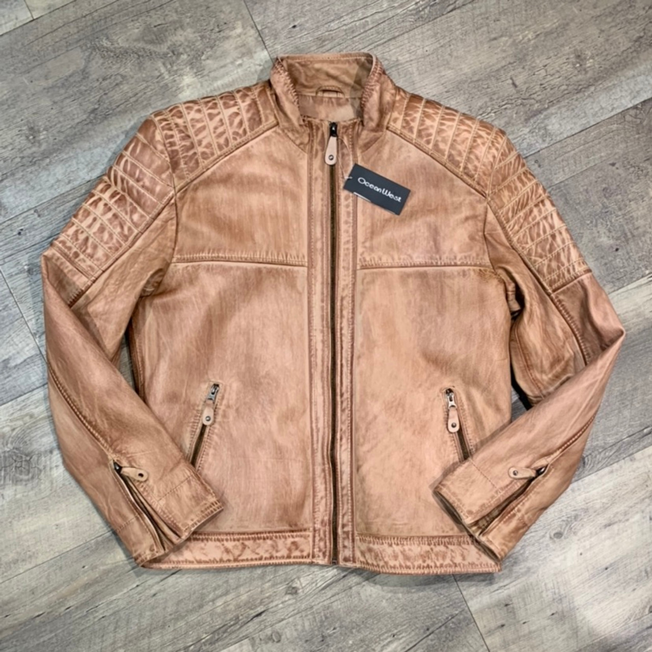 OCEAN WEST Leather Jacket 4015X (JCC16046)