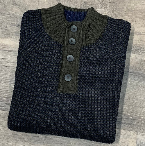 HORST 1/4 Button Sweater  SW222311