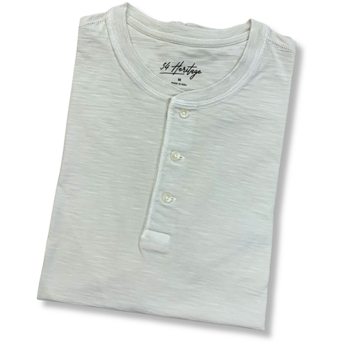 34 HERITAGE Short Sleeve Henley 89365