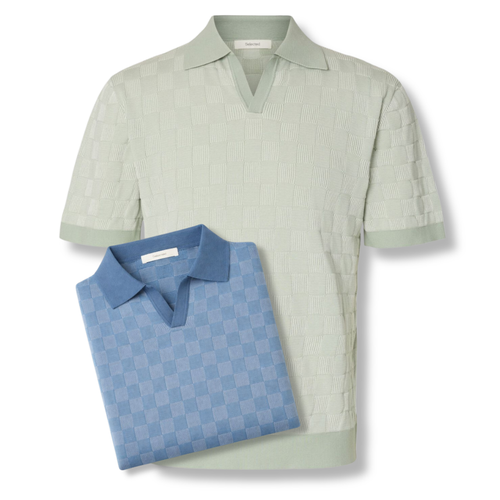 SELECTED Short Sleeve  Knit Polo 16100069