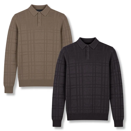 PZ LS Knit Polo 7763698
