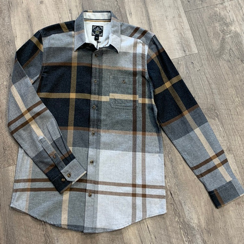 POINT ZERO  Long Sleeve Flannel Shirt 7164557