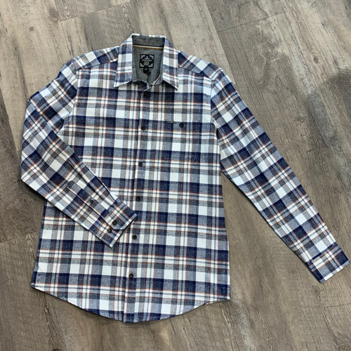 POINT ZERO  Long Sleeve Flannel Shirt 7164537