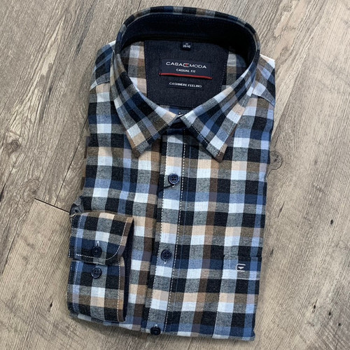 CASA MODA Long Sleeve Flannel 434117000