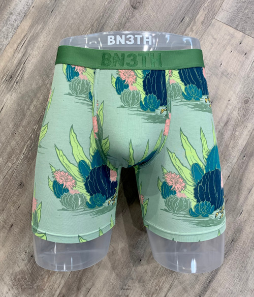 BN3TH Classic Boxer Brief Cactus Floral Fair Green