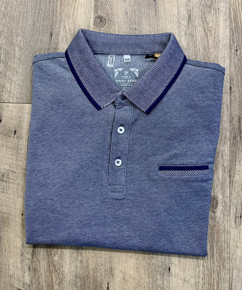 POINT ZERO Short Sleeve Solid Polo 7261507