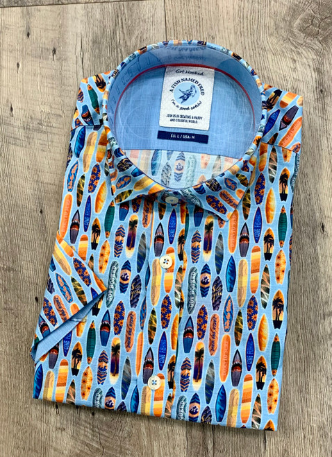 A FISH NAMED FRED Short Sleeve Shirt 28 057 610