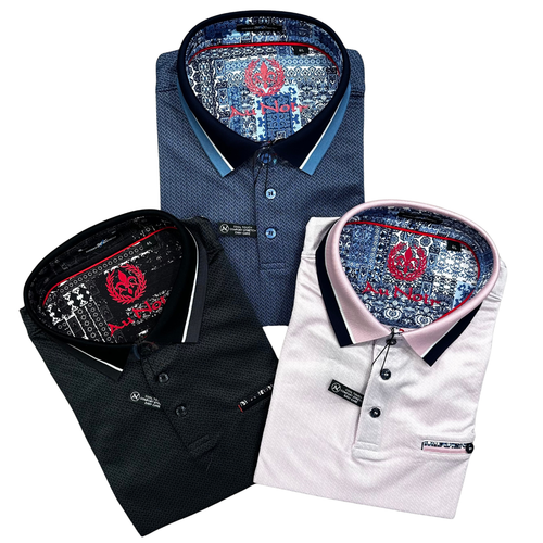 AU NOIR Short Sleeve  Polo Mojave