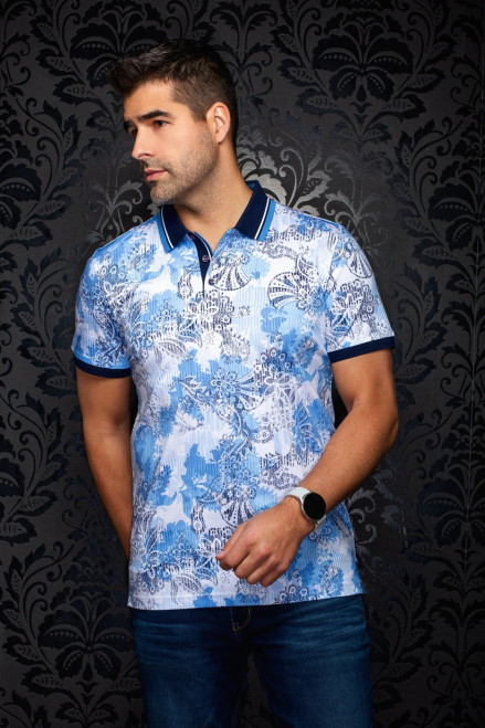 AU NOIR Short Sleeve Polo Baywater