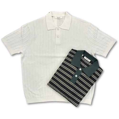 SELECTED Short Sleeve Knit Polo 16100074