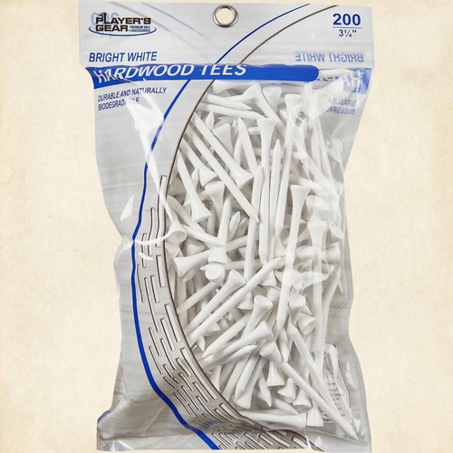 Players Gear 3-1/4 in Hardwood Tees 200-Pack