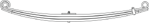 62-1012 MACK FRONT LEAF SPRING