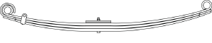 62-984 MACK FRONT LEAF SPRING