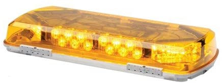 MC16SA AMBER MINI LIGHTBAR 16" STUD MOUNT