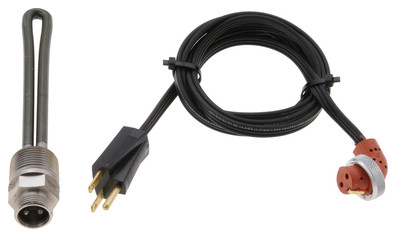 8609837 ENGINE HEATER, 150W 240V, 1" NPT, WATER/OIL STAINLESS STEEL