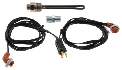 8609845 ENG HTR, 150W 120V, 1" NPT, WATER/OIL, STAINLESS STEEL W/THERMOSTAT & Y-CORD