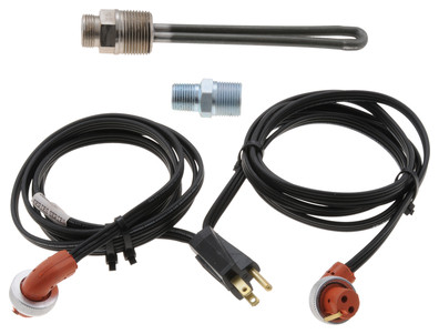 8609853 ENG HTR, 300W 120V, 1" NPT, WATER/OIL STNLSS STL, W/100-120F THERMOSTAT & Y-CORD