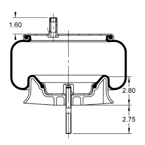 AS-8860 KENWORTH AIR SPRING CONTITEC