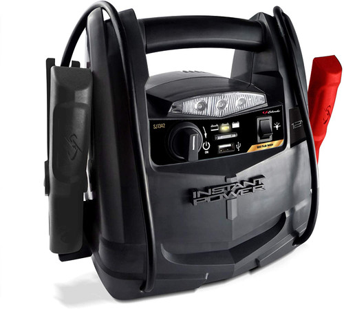 SJ1342 800 PEAK AMP PORTABLE POWER JUMP STARTER + 12V DC/