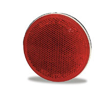 40062 REFLECTOR 3'' RED ROUND STICK-ON