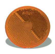 40073 REFLECTOR 2.5'' YELLOW ROUND STICK-ON