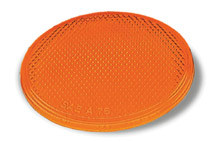 41003 REFLECTOR 2'' ROUND YELLOW STICK-ON
