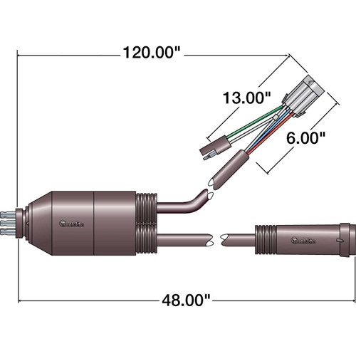 88902 REAR 7- WAY ADAPTER ''ABS'' POWER HARNESS
