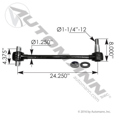 TMR673 VOLVO MACK TORQUE ROD 24.25"