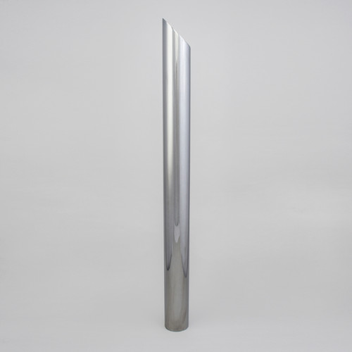 J540008 45 DEGREE MITRE CUT 5" X 60" CHROME STACK PIPE