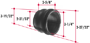 N117 NEWAY RUBBER TRANS BUSHING