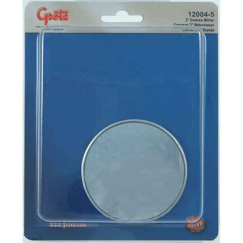 12004-5 MIRROR 3'' STICK-ON CONVEX ROUND RETAIL PACK
