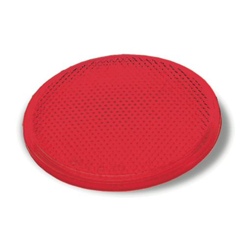 40052-3 REFLECTOR 3'' RED ROUND STICK-ON BULK PACK