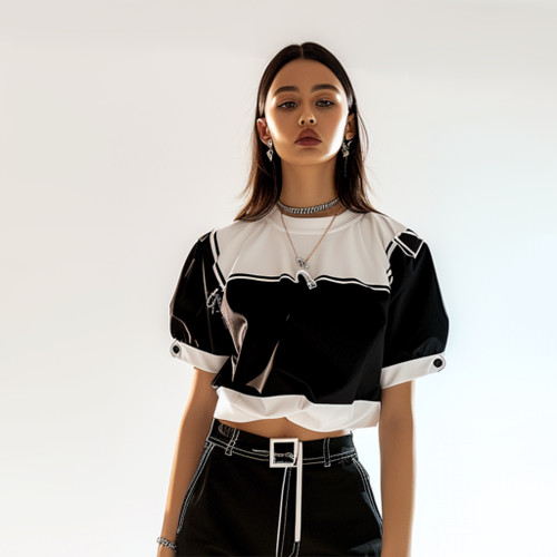 Retro Sport Color Block Tee