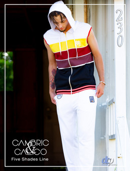 The 5 Shades White Travel Sweatpants Being Rep'd by Brendan Richmond