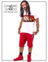 The 5 Shades Kung Fu Collared Polo Worn by Artist Chuckwavy