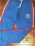 The HKFD Blue Striped Sweatpants Full Front