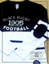 1905 Black Rugby Football by Cambric and Calico Clothing