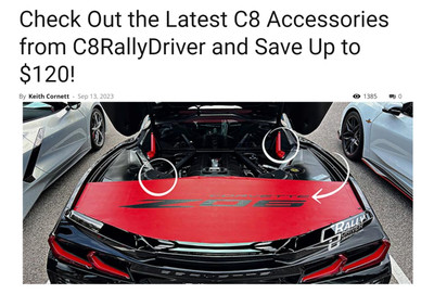 Check Out the Latest C8 Accessories from C8RallyDriver!