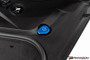 Billet C8 Corvette Washer Fluid Caps anodized blue installed