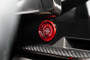 RED CCS C8 Corvette Engine Start-Stop Ring Installed