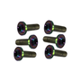 Torq head titanium bolts.  Hatch supports or RaceLite Hatch Supports kit. Rainbow Colorshift for 2020+ C8 Corvette Titanium Bolt Mounting Hardware.