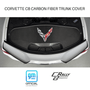 Corvette Galvano Flags Logo Carbon Fiber Trunk Cover